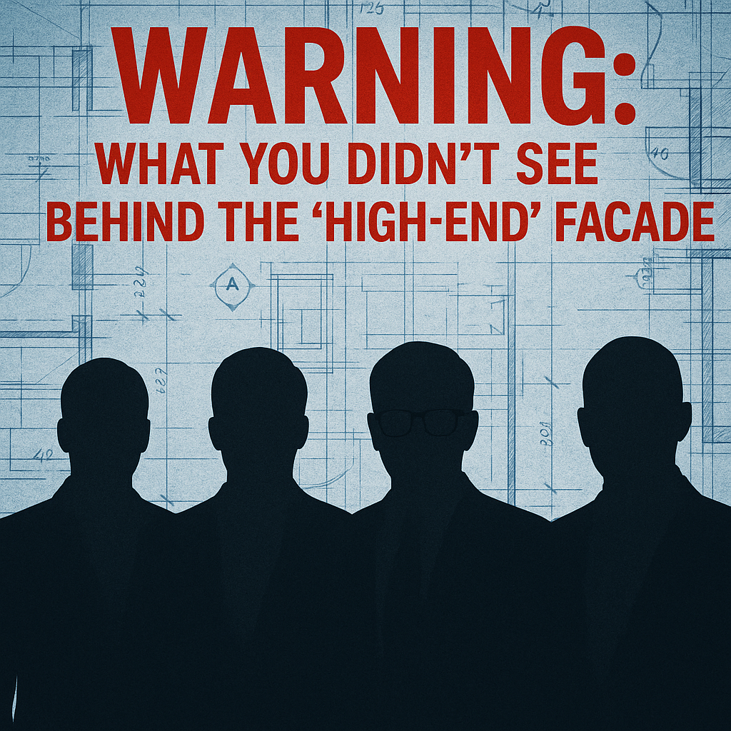 Warning: What You Didn’t See Behind the High-End Construction Facade